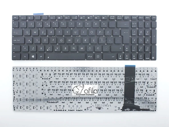 Asus NSK-UPL0T Notebook Klavyesi - Siyah - TR ürün görseli 1
