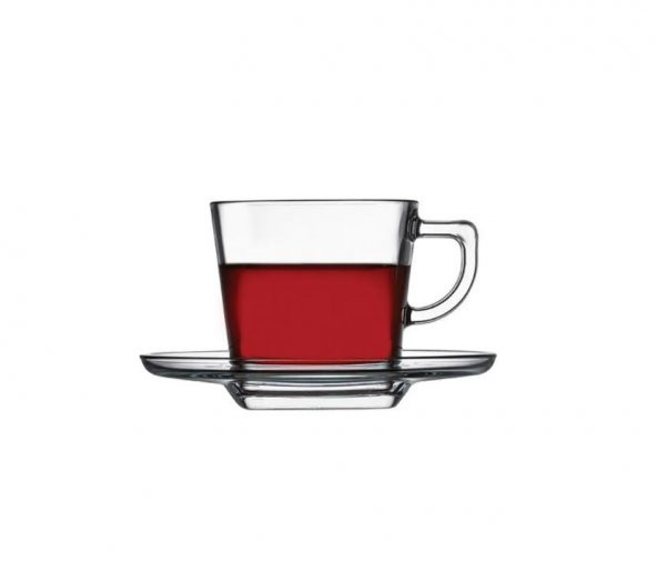 Paşabahçe 95307 Carre Çay-Nescafe Fincan Takımı ürün görseli 1