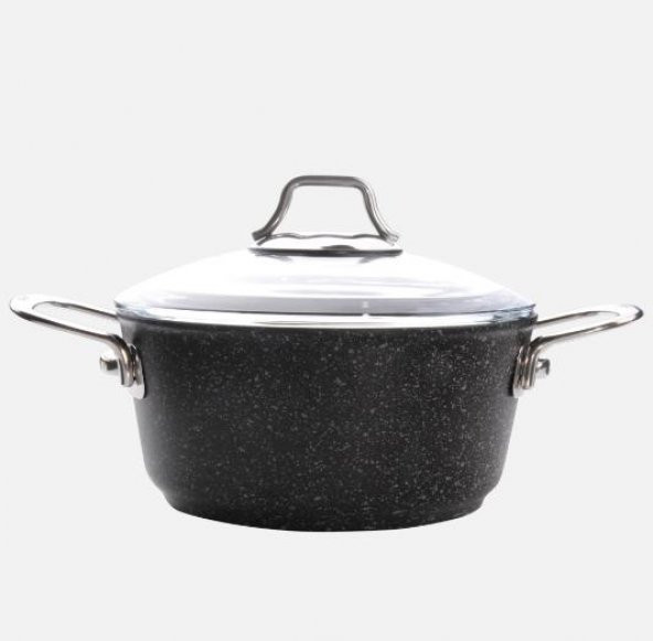 Falez Black Line Granit Döküm 24 cm Derin Tencere ürün görseli 1