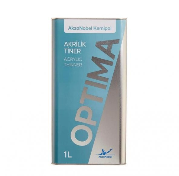 AkzoNobel Optima Akrilik Tiner Yavaş 1 Litre ürün görseli 1