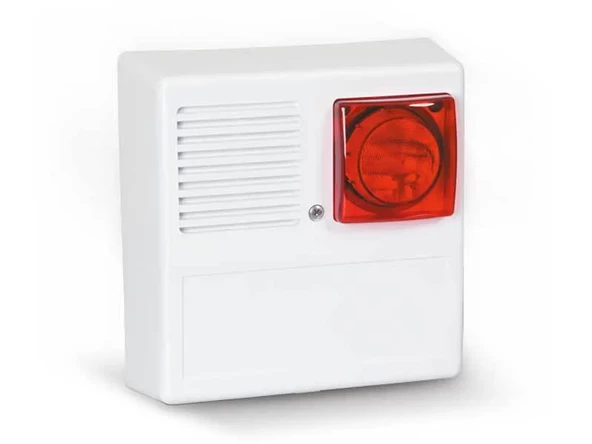 EDS AS495L LED Flaşörlü Metal Muhafazalı Harici Siren 110dB ürün görseli 1