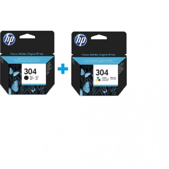 Hp 304 Siyah. Renkli Mürekkep Kartuş N9K06Ae. N9K05Ae ürün görseli 1