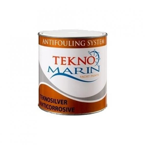 Teknomarin Teknosilver Zehirli Antikorozif Astar Gümüş Gri 1 Kg. ürün görseli 1