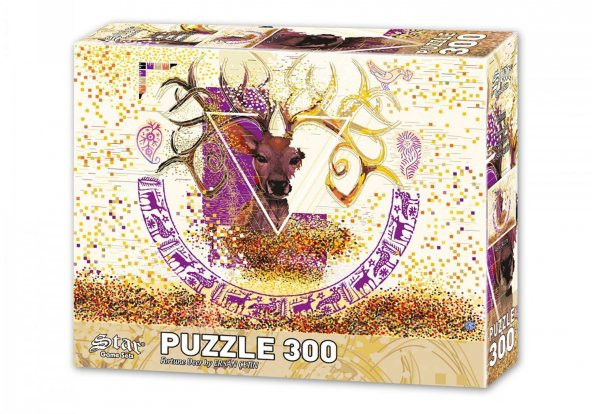 Star Oyun Şans Geyiği 300 Parça Puzzle ürün görseli 1