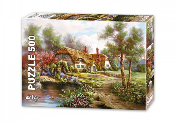 Star Oyun Havuzlu Bahçe 500 Parça Puzzle ürün görseli 1