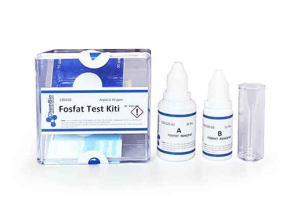 ChemBio Fosfat (Orto) Test Kiti 100 Test (0,5 - 1 - 2,5 - 5 - 10 -30 Ppm) ürün görseli 1