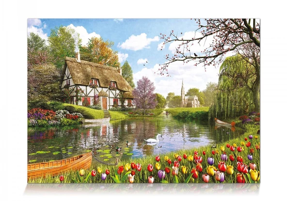 Star Oyun Göl Evi 1000 Parça Puzzle - Resim 2