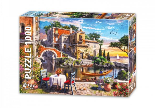 Star Oyun Terastan Venedik 1000 Parça Puzzle ürün görseli 1