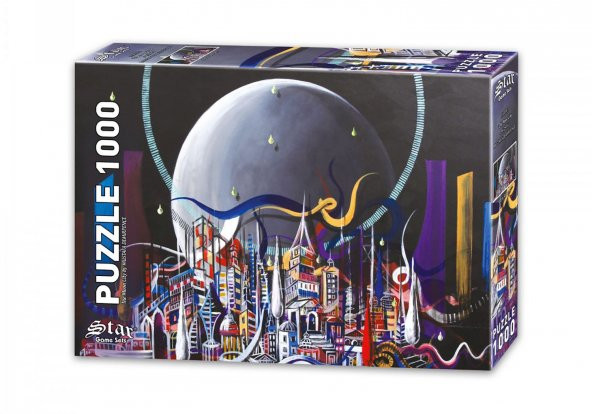 Star Oyun Ay Şehri 1000 Parça Puzzle ürün görseli 1