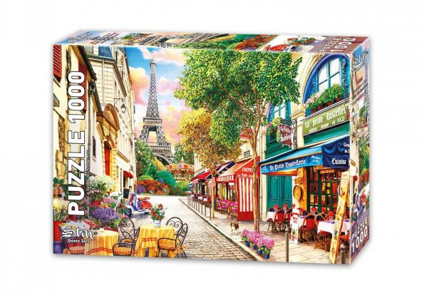 Star Oyun Paris'te Bir Küçük Sokak 1000 Parça Puzzle ürün görseli 1