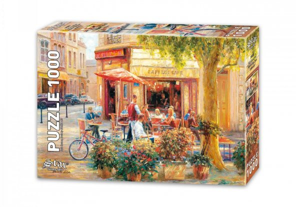 Star Oyun Köşedeki Cafe Paris 1000 Parça Puzzle ürün görseli 1