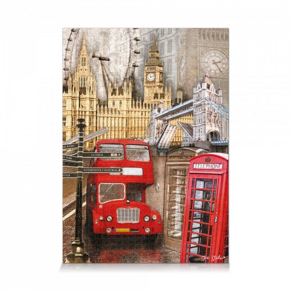 Star Oyun Londra 1000 Parça Puzzle - Resim 2