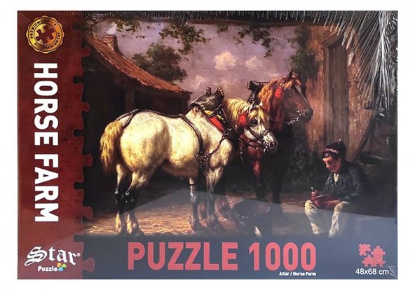 Star Oyun Atlar 1000 Parça Puzzle ürün görseli 1