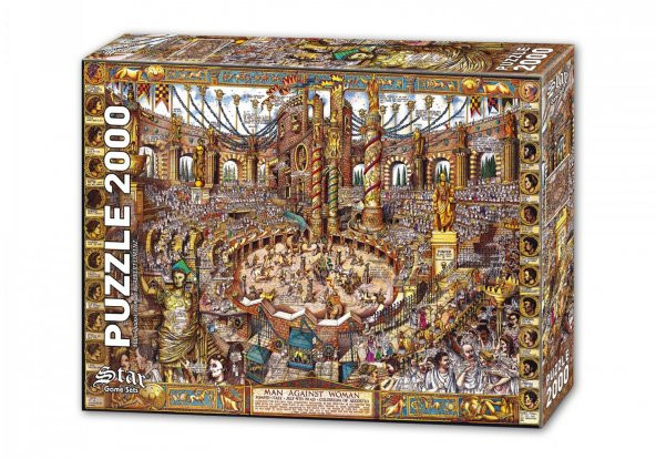 Star Oyun Erkekler Ve Kadınlar Savaşı 2000 Parça Puzzle ürün görseli 1