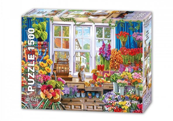 Star Oyun Çiçekçi 1500 Parça Puzzle ürün görseli 1