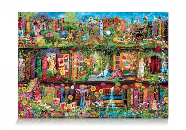 Star Oyun Raftaki Bahçe 2000 Parça Puzzle - Resim 2