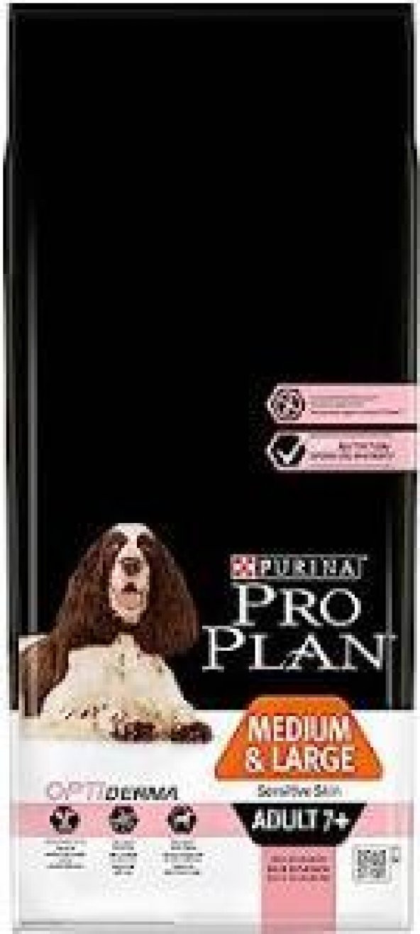 Pro Plan Medium Large +7 Somonlu Büyük Ve Orta Irk Yaşlı Köpek Maması 14 Kg ürün görseli 1
