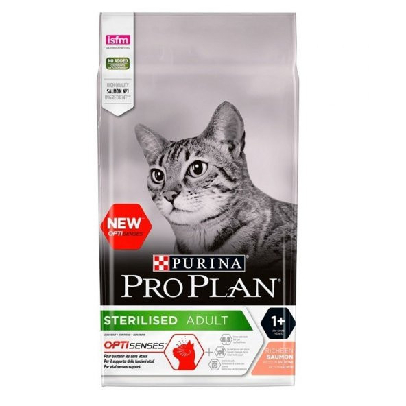 Pro Plan Sterilised Somonlu Kısırlaştırılmış Kedi Maması 10 Kg ürün görseli 1