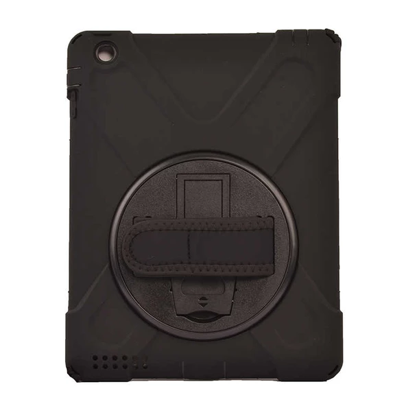 Apple iPad 2 3 4 Kılıf Zore Defender Standlı Koruyucu Kılıf ürün görseli 1