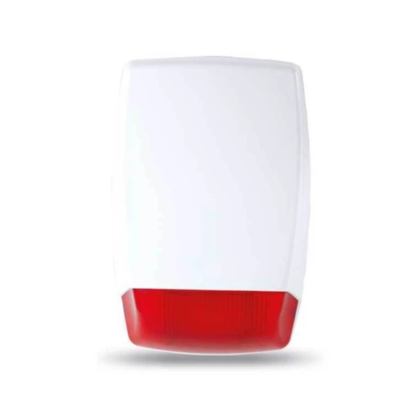 EDS AS240K Yürüyen LED göstergeli Flaşör Harici Siren Kırmızı Şarjlı 6V/280mAH NiCd Pil ürün görseli 1