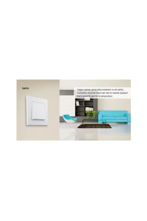 Viko Karre Krem 6 Lı Çerçeve - Resim 2