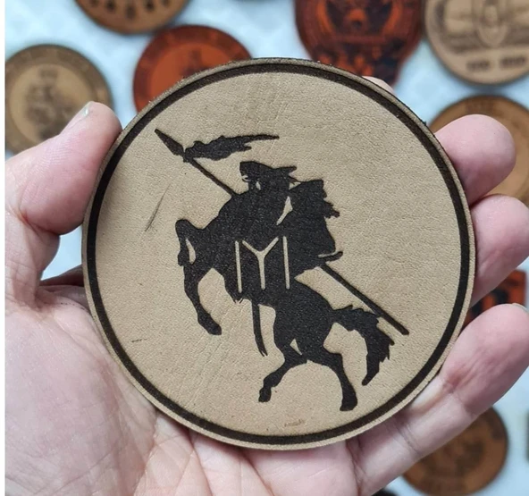 KAYI BOYU  - Deri PEÇ - Arma - Askeri Patch 2 - Resim 3