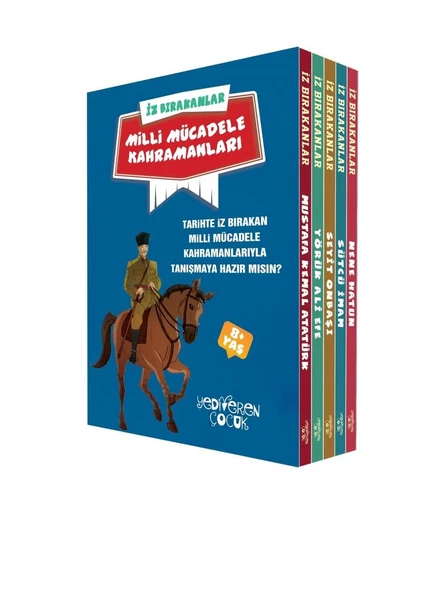 İz Bırakanlar- Milli Mücadele Kahramanları Set 5 Kitap Takım ürün görseli 1