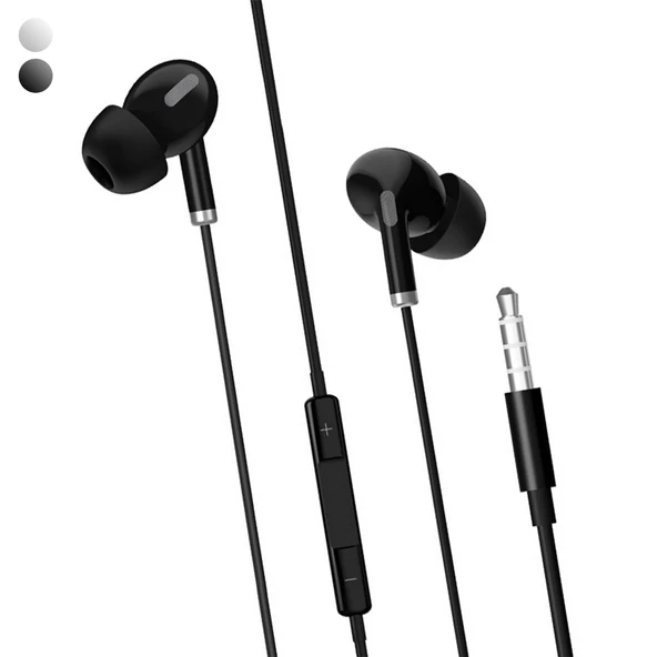 Powerstar HD-24 Mikrofonlu Kulak İçi Kablolu Kulaklık 3.5mm ürün görseli 1