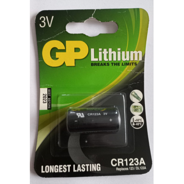 GP CR123A/DL123A LİTYUM PİL, - Resim 2