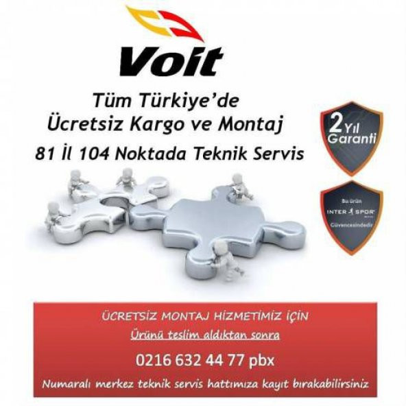Voit AT1000 Dikey Kondisyon Bisikleti - Resim 7