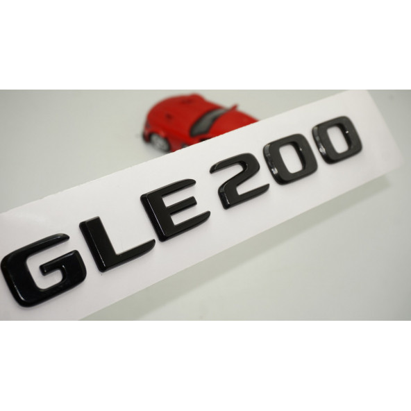 GLE 200 Bagaj Parlak Siyah ABS 3M 3D Yazı Logo ürün görseli 1