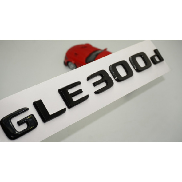 GLE 300d Bagaj Parlak Siyah ABS 3M 3D Yazı Logo ürün görseli 1