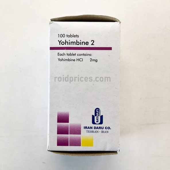 Iran Yoh.mbine Hcl 2mg 100 Tablet ürün görseli 1