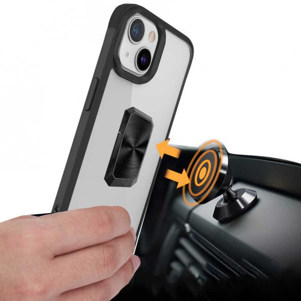 Apple iPhone 13 Kılıf Zore V-Bax Kapak - Resim 3