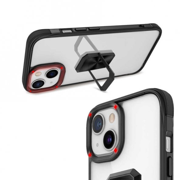 Apple iPhone 13 Kılıf Zore V-Bax Kapak - Resim 9