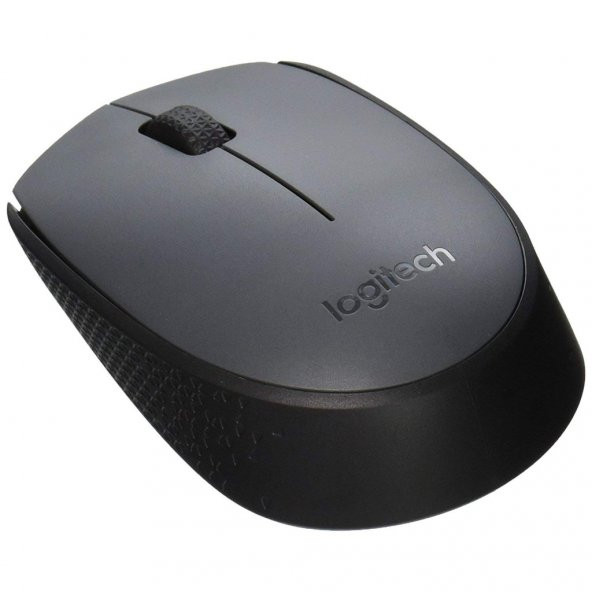 Logitech M170 Kablosuz Optik Mouse - Gri-Siyah - Resim 2