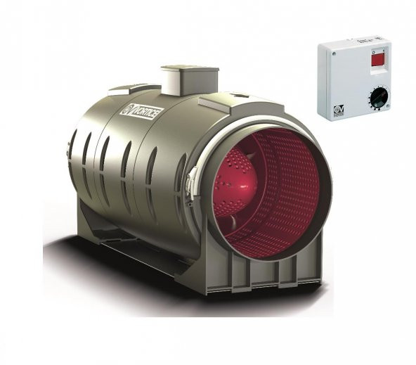 Ultra Sessiz Vortice Lineo 315 Quiet 2890 m3/h C 2,5 Hız Anahtarlı Sessiz Yuvarlak Havalandırma Fanı AGMair Ventilation ürün görseli 1