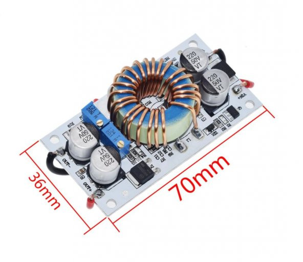 DC-DC 10A 250W Voltaj Yükseltici Devre Led Sürücü Converter - Resim 5