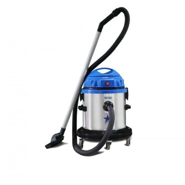 CLEANVAC 1 Motorlu 40 lt Islak Kuru Sanayi Tip Süpürge Wd-401 ürün görseli 1