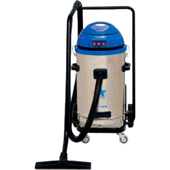 CLEANVAC Wd 753 Sanayi Tipi Süpürge 3 Motorlu 3600 Watt ürün görseli 1