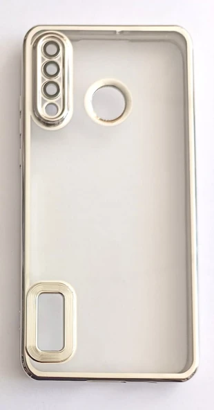 Huawei P30 Lite Uyumlu Lazer Kenarlı Yumuşak Şeffaf Kılıf ürün görseli 1