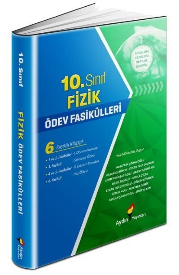 10. Sınıf Fizik Ödev Fasikülleri Aydın Yayınları ürün görseli 1