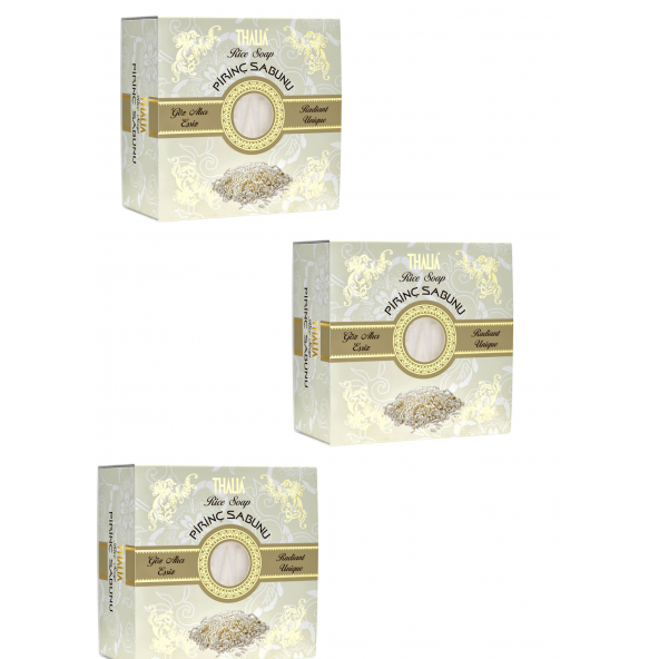 Thalia Doğal Pirinç Protein Sabunu - 150 gr 3 adet ürün görseli 1