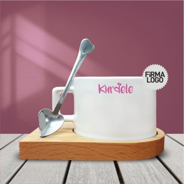 Firmaya Özel Logo Baskılı Kahve Fincanı-012 ürün görseli 1