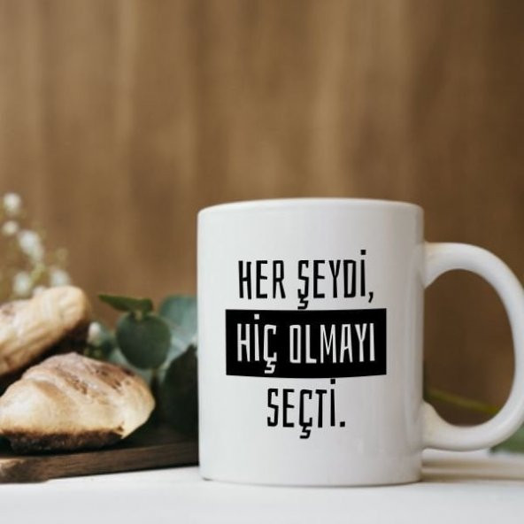 Duvar Yazısı Baskılı Kupa Bardak-10 ürün görseli 1