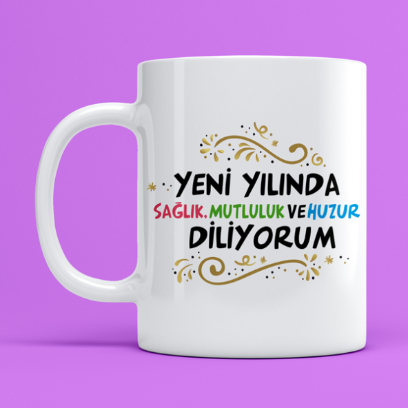 Yeni Yıl Kupa Bardak-3 ürün görseli 1