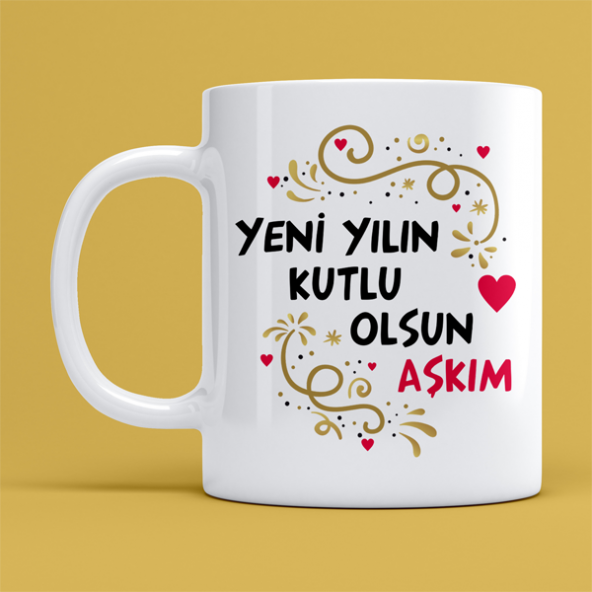 Yeni Yıl Kupa Bardak-1 ürün görseli 1