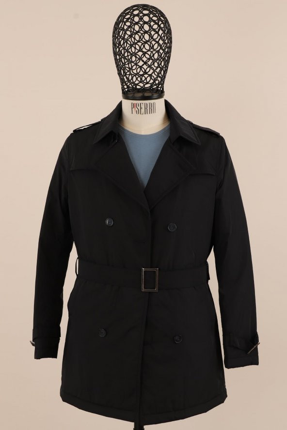 Erkek Slim Fit Trençkot ürün görseli 1