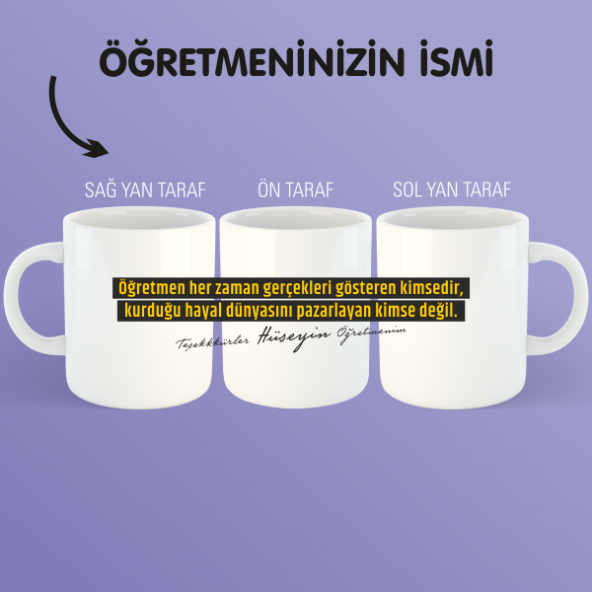 Öğretmenler Günü  Kupa Bardak-16 ürün görseli 1