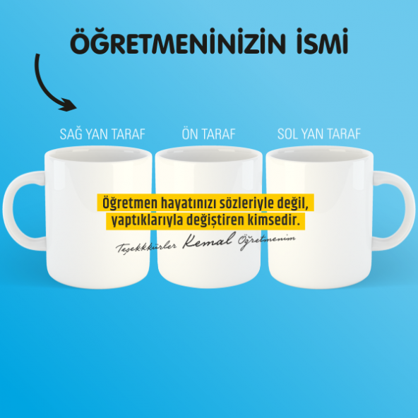 Öğretmenler Günü  Kupa Bardak-13 ürün görseli 1